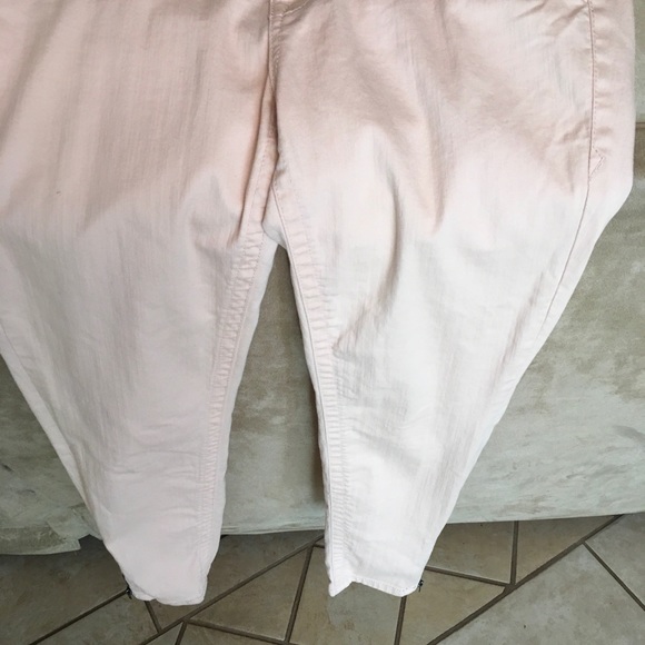 American Rag light pink Straight Pants with ankle zipper size 11 juniors - Picture 8 of 12